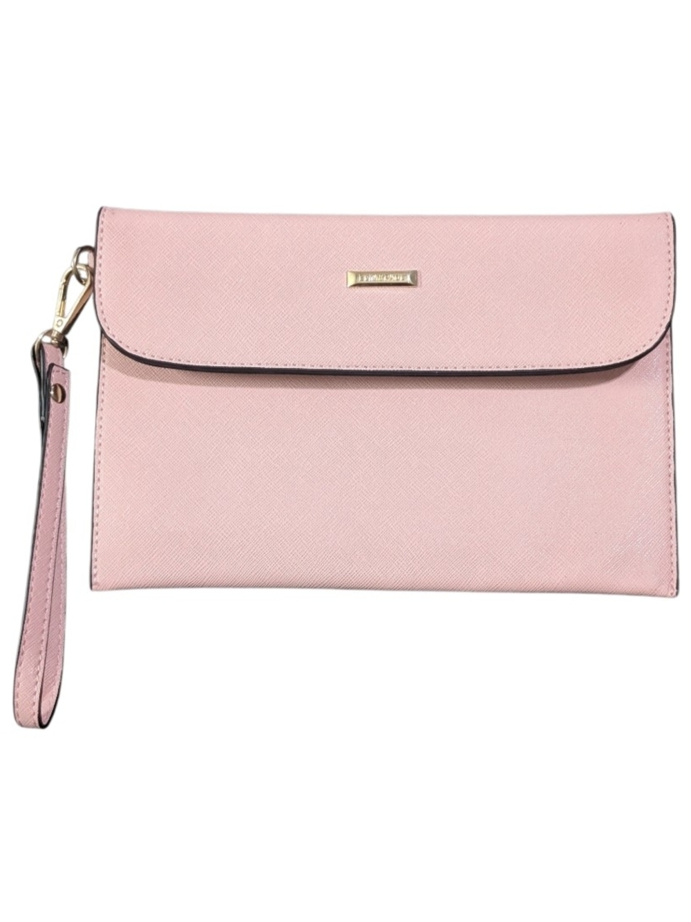 Elim & Paul Pink Women's Wristlet Clutch - Elegant Saffiano Finish